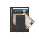 Mini Wallet Clipper Vintage Schwarz