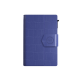 Porte-cartes Plus Croco Bleu