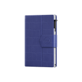 Porte-cartes Plus Croco Bleu