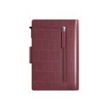 Pasjeshouder Plus Croco Bordeaux