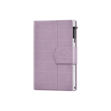 Porte-cartes Plus Croco Rose poudré