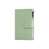 Kartenetui Plus Croco Mintgrün