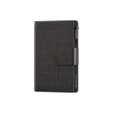 Kartenetui Plus Croco Schwarz
