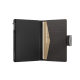 Kartenetui Plus Croco Schwarz