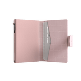 Porte-cartes Plus Croco Rose poudré