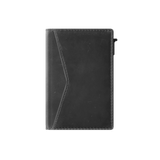 Pasjeshouder Slim Vintage Leer Zwart