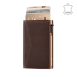 Pasjeshouder Slim Vintage Bruin