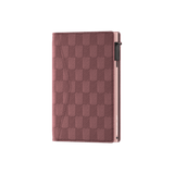 Porte-cartes Slim Panel Aubergine
