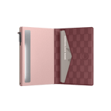 Porte-cartes Slim Panel Aubergine