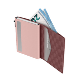 Porte-cartes Slim Panel Aubergine