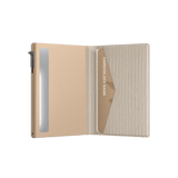 Kartenetui Slim Ripple Ecru