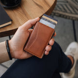 Kartenetui Slim Cognac