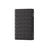Pasjeshouder Slim Woven Zwart