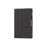 Porte-cartes Plus Woven Noir