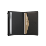 Pasjeshouder Slim Woven Zwart