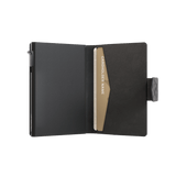 Porte-cartes Plus Woven Noir